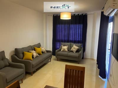 Furnished apartment for rent in Madinaty, 107 sq m, 2 bedrooms + 1 bathroom, modern furnishings, very close to services and the mosque, minutes from