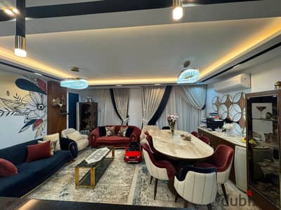 Apartment for rent in madinaty fully furnished ultra super lux close to south park and all services