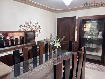 غرفة سفرة كاملة (8 كراسي + نيش + بوفيه) |  Dining Room Set