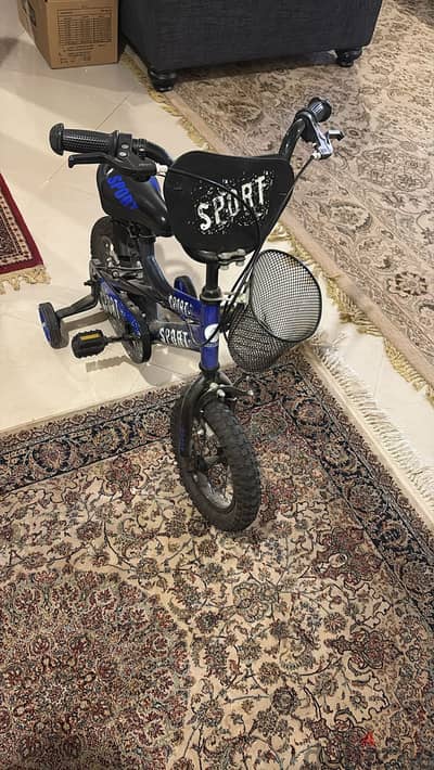 عجلة أطفال زيرو (لون أزرق) جديدة لم تستخدم -Kids bicycle