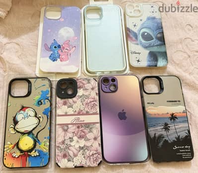 Covers iphone 14 plus used like new