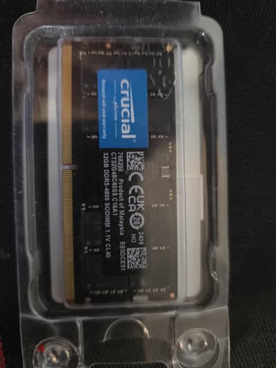 Laptop ram 32 GB 4800Mhz