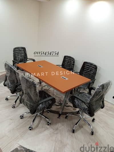 ترابيزه أو طاوله اجتماعات/meeting room خشب mdfاسبانى مستوردمقاس 160سم