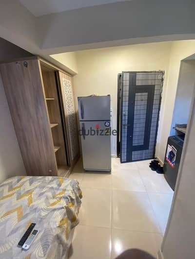 Furnished studio for rent October First Neighborhood including water and electricity steps to the parking, Al-Hasri, and the University