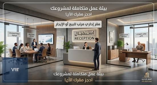 82 sqm administrative office in Zahraa El Maadi – prime location.
