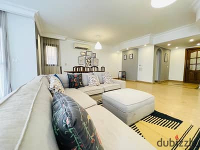 Furnished apartment for rent, Degla Maadi, 3 rooms