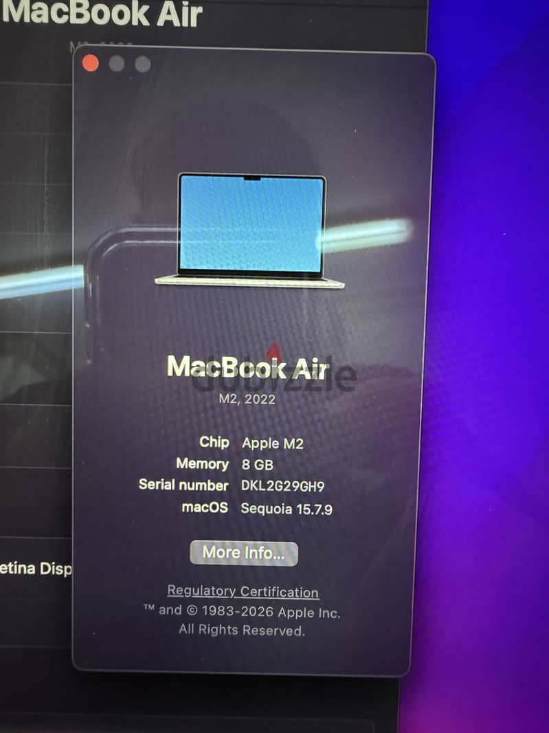 Macbook Air M2 slightly used 6