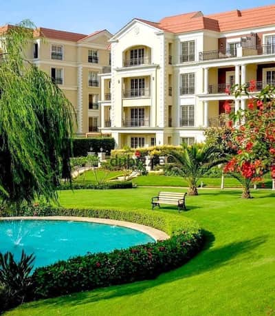 Fully finished apartment for sale in Golden Square 5th Settlement  Prime location near AUC & Al Ahly Club 40% cash discount