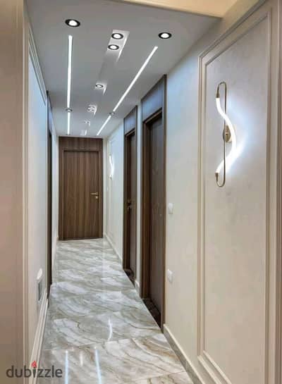 Corner 3 bedroom apartment fully finished ready to move in with 10 year installments in Fifth Settlement near Taj City Rehab Sheraton and Heliopolis