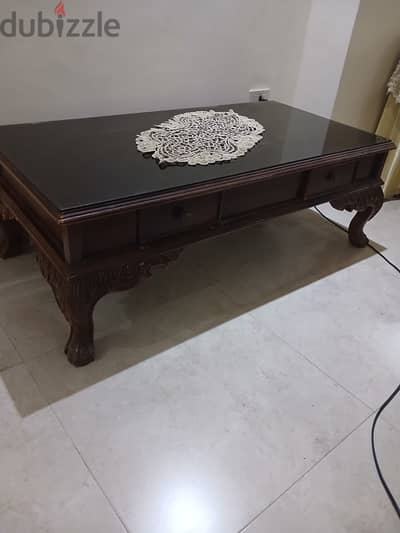ترابيزه خشب زان بحاله ممتازه للبيع