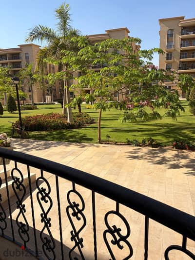 For sale, a studio with furniture and appliances in Al-Rehab City, New Seventh Phase, wide garden view.