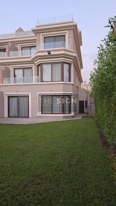 Twin house furnished top view compound ,