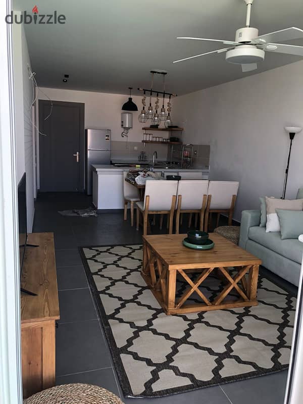 Ready to move For Sale 3 Bedrooms Chalet Lagoon View  Fouka Bay Sahel Tatweer Misr in north coast ras el hekma   _________  Fully Furnished with appliances