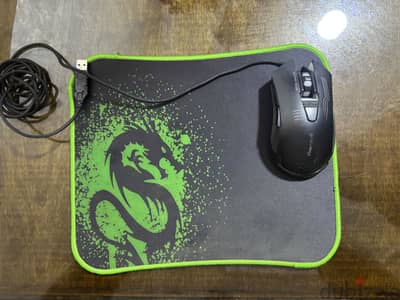 Gigamax gaming mouse+mousepad ماوس جيمينج جيجا ماكس مع بادة