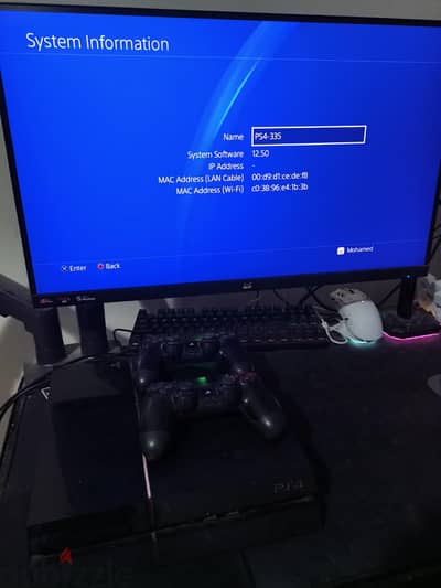 PS4 Fat 500gb دراعين