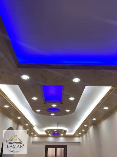 For rent in Amenhotep Compound, 5 minutes to Cairo International Airport and the Ismailia road
