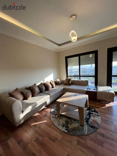 Serviced Apt in Beverly Hills Sheikh Zayed | 3 Beds (2 Master), 2 Baths, Fully AC, Stunning Garden & Main Street View.