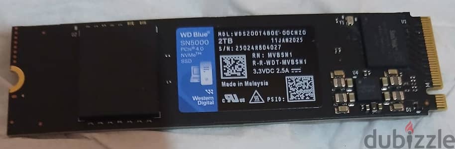 SSD M2 2T WD BLUE SN5000 NVME 2T Gen4 Health : 100%