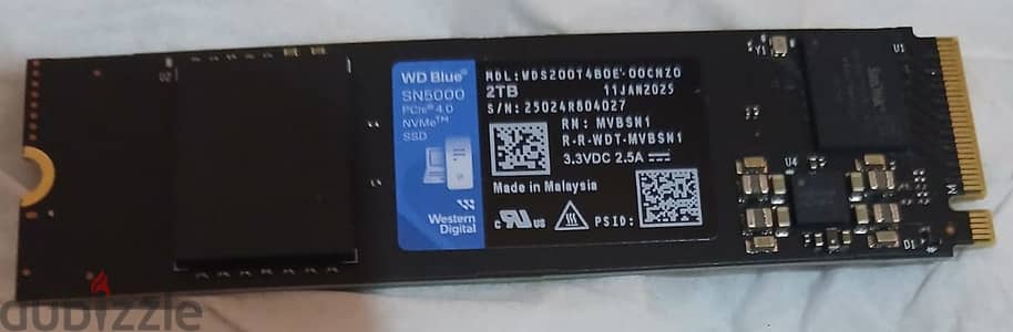 SSD M2 2T WD BLUE SN5000 NVME 2T Gen4 Health : 100%