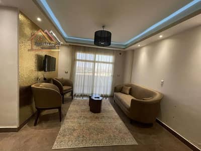 Furnished apartment for rent in Madinaty in B7 ultra-super-lux finishes and hotel furniture