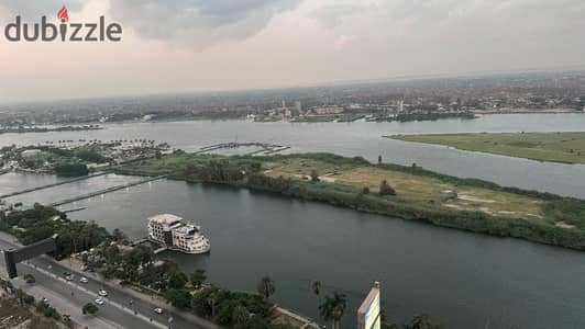 Furnished hotel apartment for rent directly on the Nile in Maadi Corniche