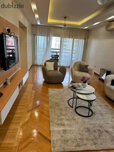 Furnished hotel apartment for rent directly on the Nile in Corniche Al-Maadi