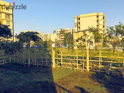 #For Sale Ground Floor Apartment with an Area of 88 Meters + 46 Meters Garden in B6 Finished with Hotel Finishing Ground Floor Side View on Main Street Next to Services and South Park Directly