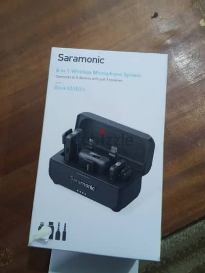 للبيع مايك لاسلكي احترافي Saramonic Blink 500 B2