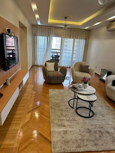 Furnished hotel apartment for rent directly from the owner with a distinctive view of the Corniche in Maadi