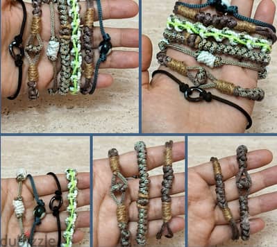 اساور من حبل - بسعر 35ج - 40ج - 50ج - غير شحن