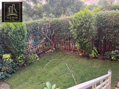 For rent furnished in Madinaty B7   The most beautiful ground floor apartment with a garden  Area 96m  Distinctive garden  2 bedrooms  2 bathrooms  A unique opportunity at the price of a studio