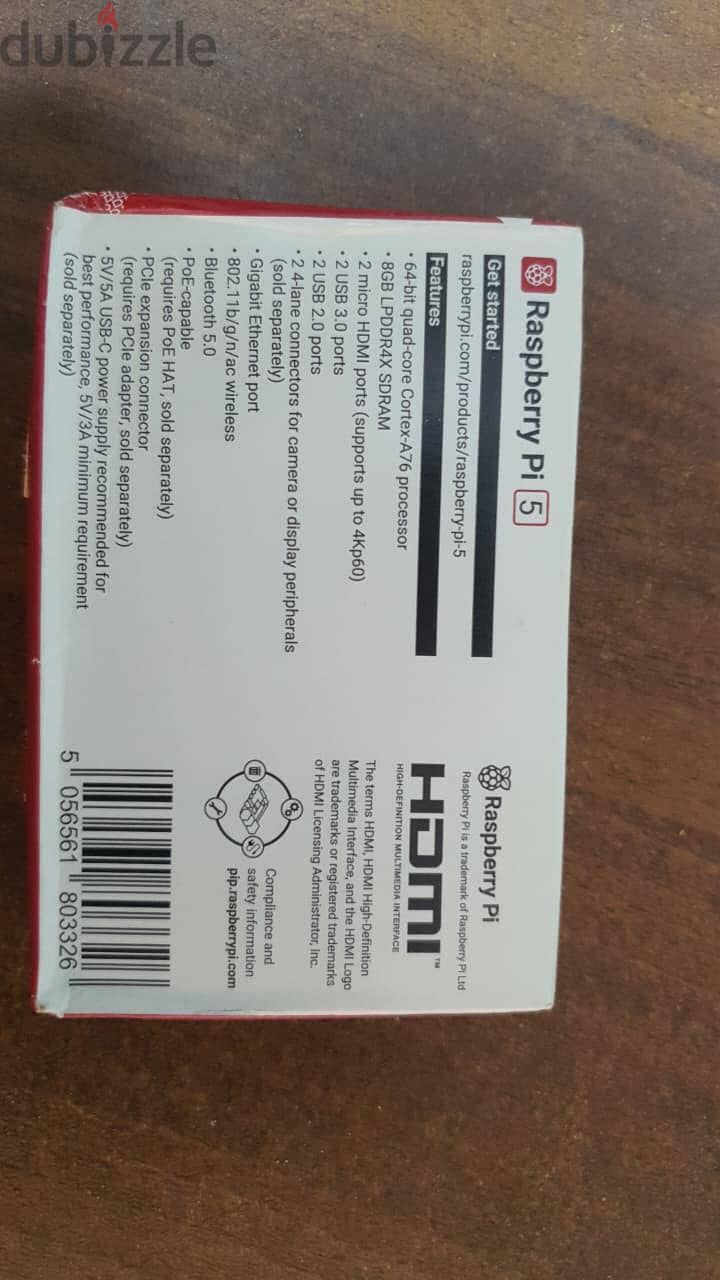 raspberry pi 5 / 8 GB Ram 1