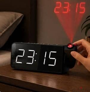 منبه رقمي)  ⏰ ساعة البروجكتور الرقمية (Digital Projection Alarm Clock