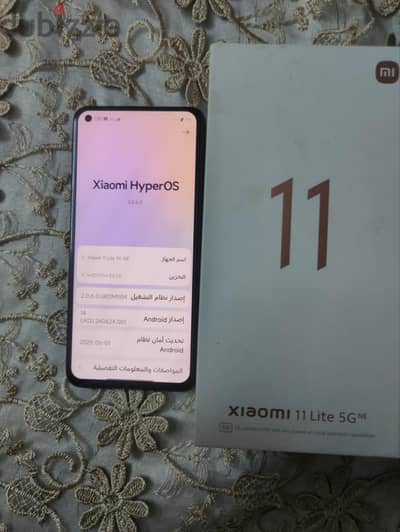 شاومي مي 11 لايتne جي5  256 و8+8 كسر زيرو