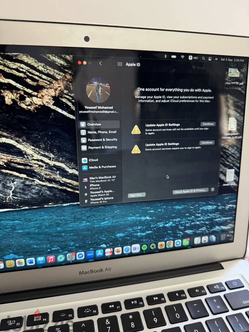 Macbook air 13.5 inches 2