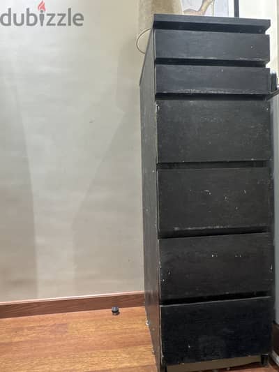 Dark brown storage