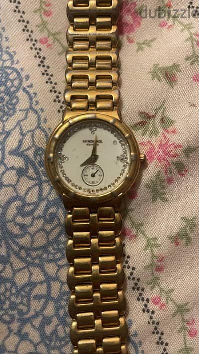 Raymond Weil Geneve authentic real diamonds