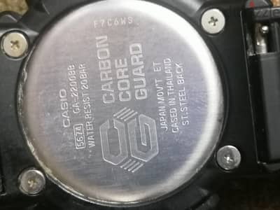 Casio G-shock GA-2200Bb Carbon core Guard 1Aer
