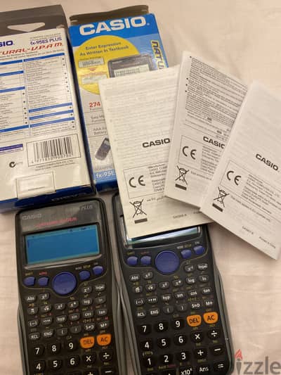 Casio fx-95ES PLUS أصلية – حالة ممتازة جدًا + العلبه