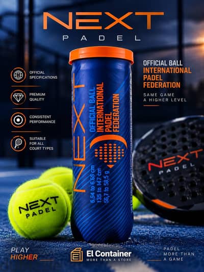 كرات بادل NEXT PADEL | Official Padel Ball