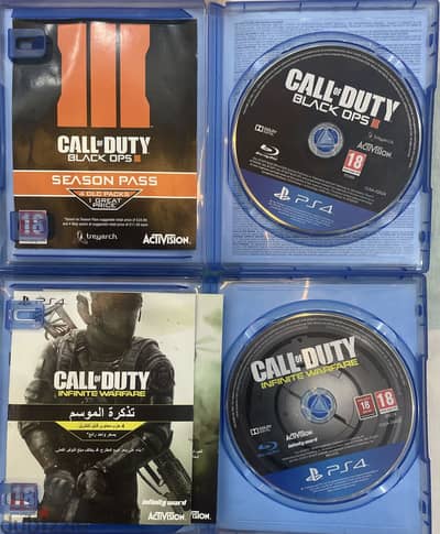 Call Of Duty ( infinite warfare , Black op3 )