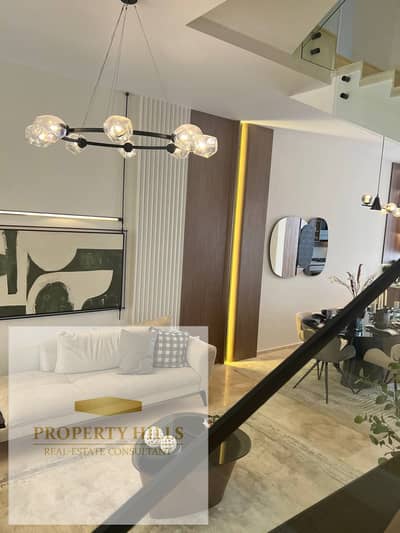 Fully finished villa with air conditioning units for sale located opposite Hyde Park in Fifth Settlement with a 9 year installment plan.