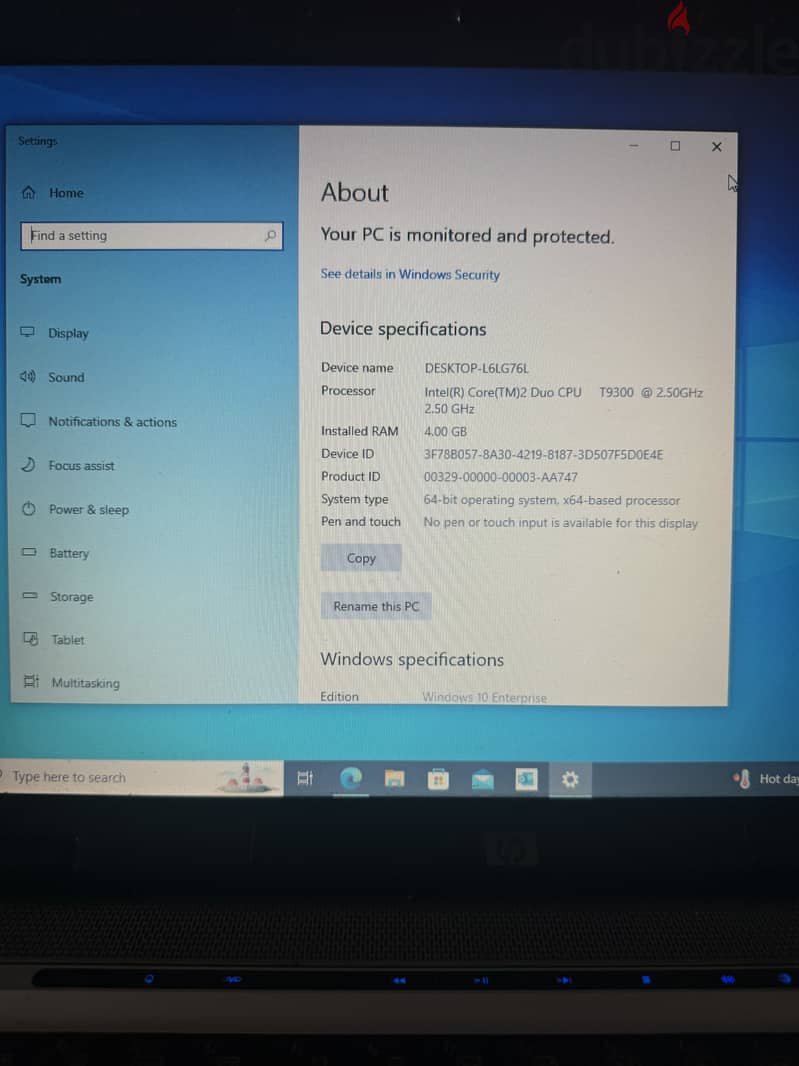 HP pavilion dv6000 15,4 inch widescreen with bag 2