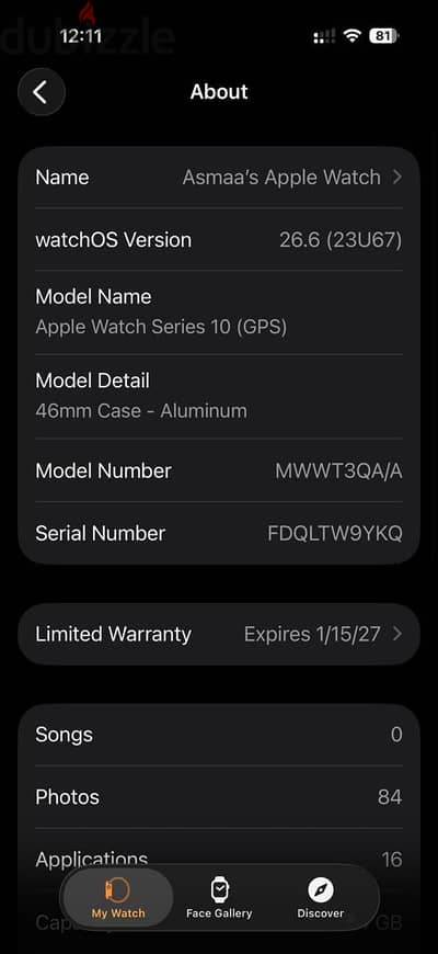 Apple watch series 10
