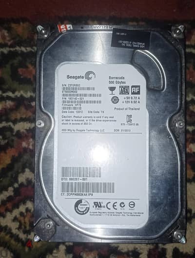 هارد 500GB مفهوش خربوش