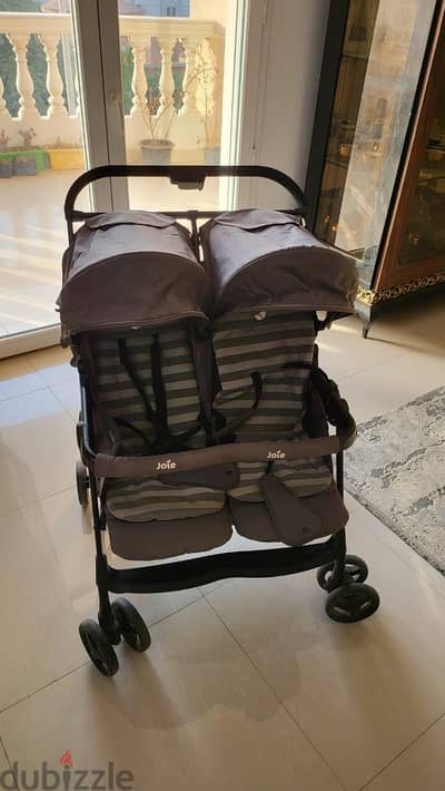 Joie twin double stroller perfect condition