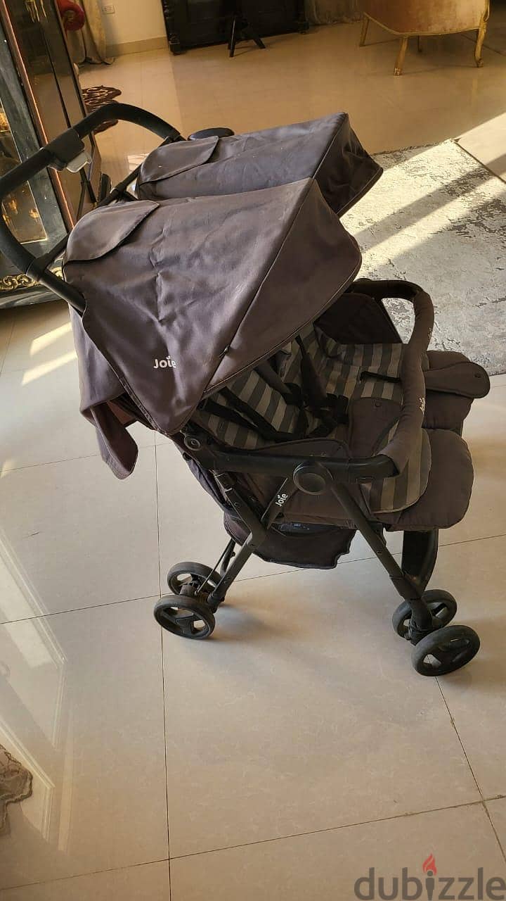 Joie twin double stroller perfect condition 3