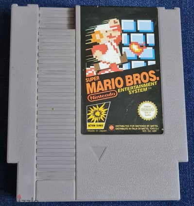 كارتيدج لعبة Super Mario Bros الأصلية لجهاز  NES