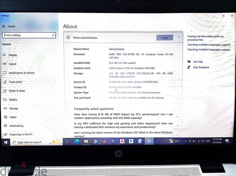 HP EliteBook 5