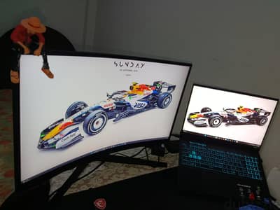 f16 gaming laptop+monitor 2k 165hz